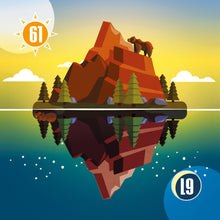 Load image into Gallery viewer, Mountain Island with Bear climbing to the top