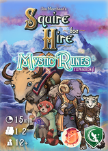 Load image into Gallery viewer, Squire for Hire Mystic Runes Box Art