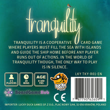 Load image into Gallery viewer, Tranquility Back of the Box Players 1-5, 20 Minutes, Age 8-100 years