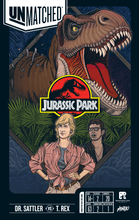 Load image into Gallery viewer, Unmatched Jurassic Park Dr. Sattler vs T rex