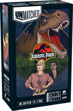 Load image into Gallery viewer, Unmatched Jurassic Park Dr. Sattler vs T rex