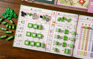 Coffee Traders Green Player Board