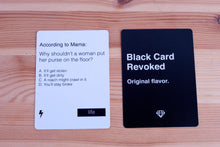 Load image into Gallery viewer, Black Card Revoked First Edition Card Sample
