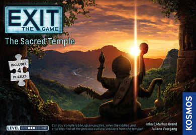 Exit The Sacred Temple with Puzzle