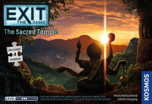 Exit The Sacred Temple with Puzzle