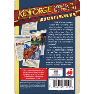 Genesys Mutant Invasion Card Pack Back