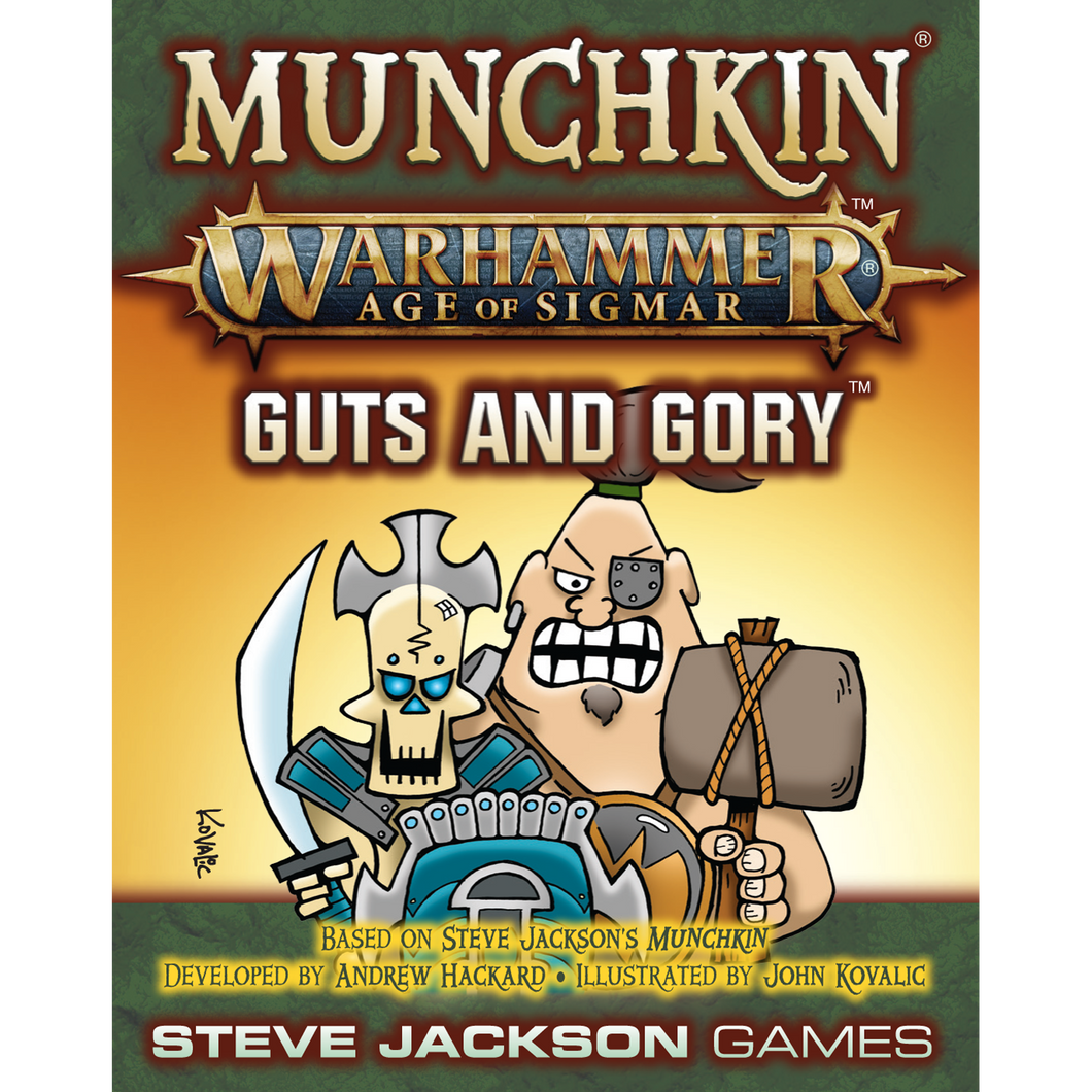 Munchkin Warhammer Age Of Sigmar Expansion Guts and Gory 