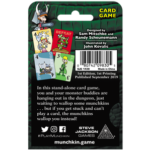 Munchkin Mighty Monsters Box Back