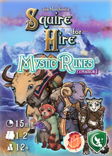 Load image into Gallery viewer, Squire for Hire Mystic Runes Box Art
