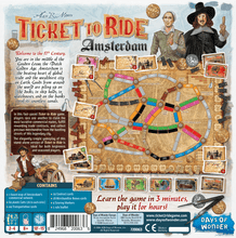 Load image into Gallery viewer, Ticket to Ride Amsterdam Back of Box
