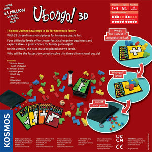 Ubongo 3D back of the box