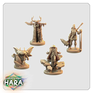 Chaos on Hara miniature figurines