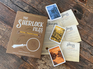 Sherlock Files Fatal Frontiers box + cards